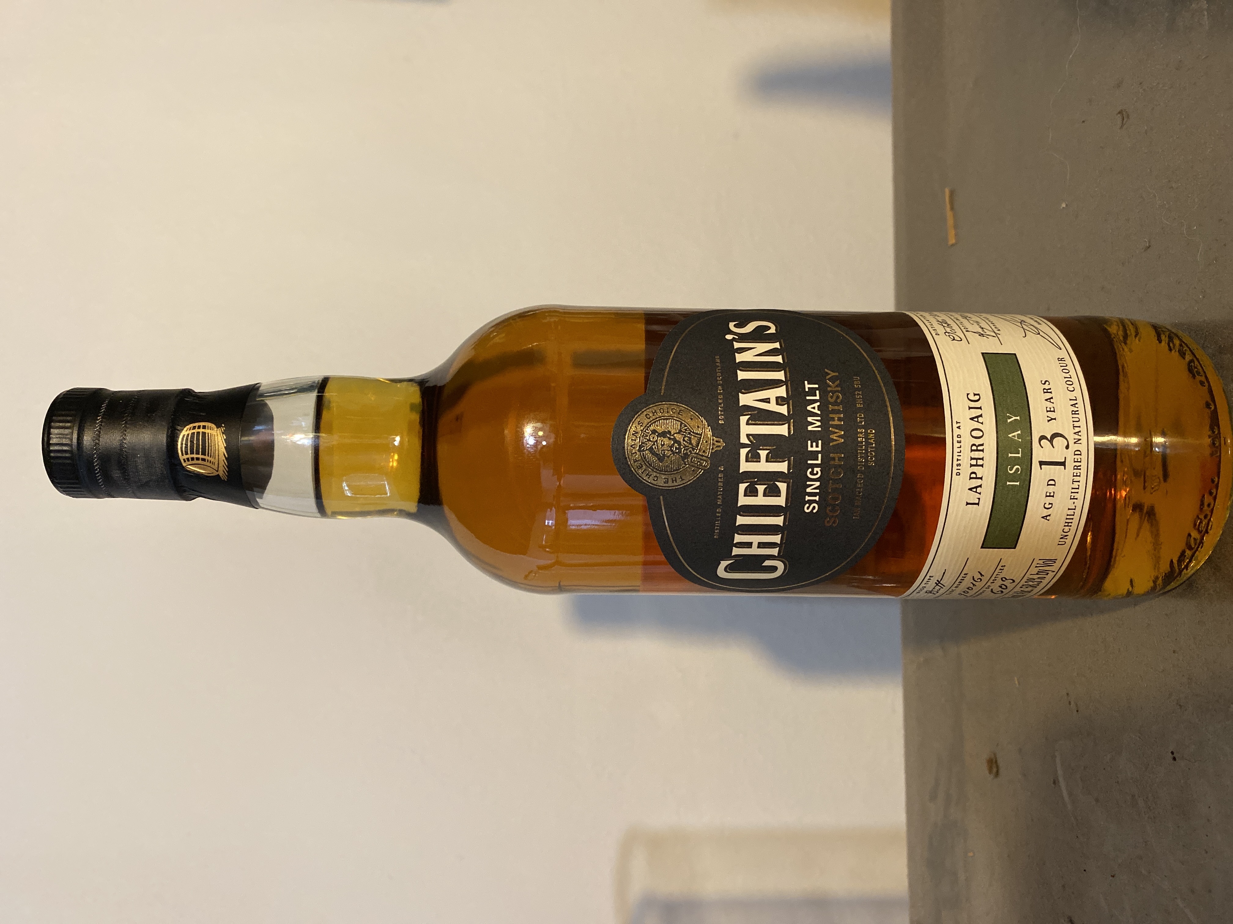 2005 Laphroaig 13 Year Old "Chieftain's" K&L Exclusive Single Sherry Butt Cask Strength Unchillfiltered Islay