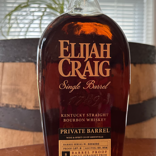 Elijah Craig Private Barrel Wine and Sprite of Greenville