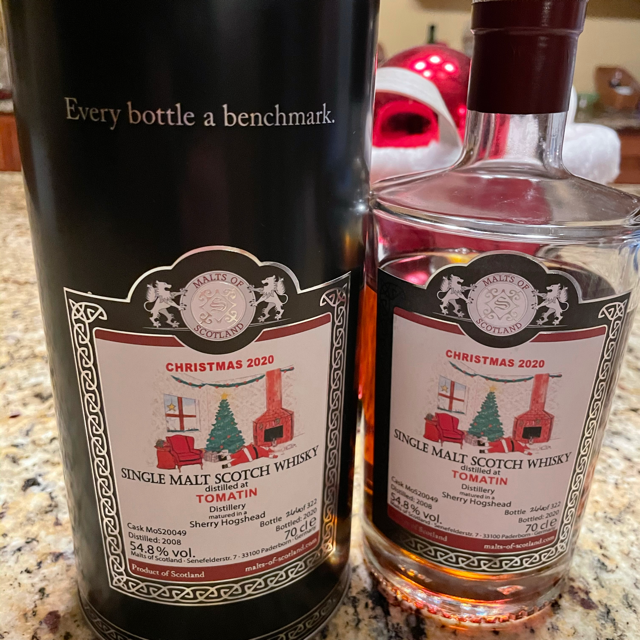 Tomatin 2008 Christmas 2020 (Malts of Scotland)