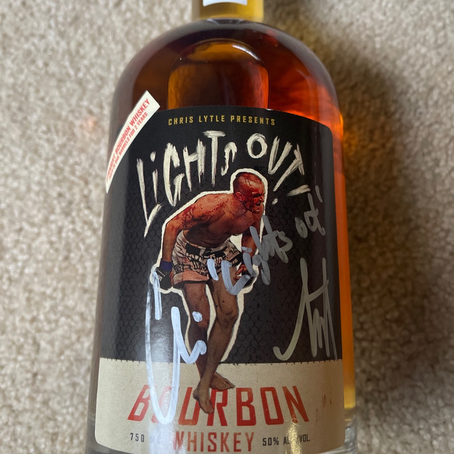 Chis Lytle presents Light's Out Bourbon Whiskey
