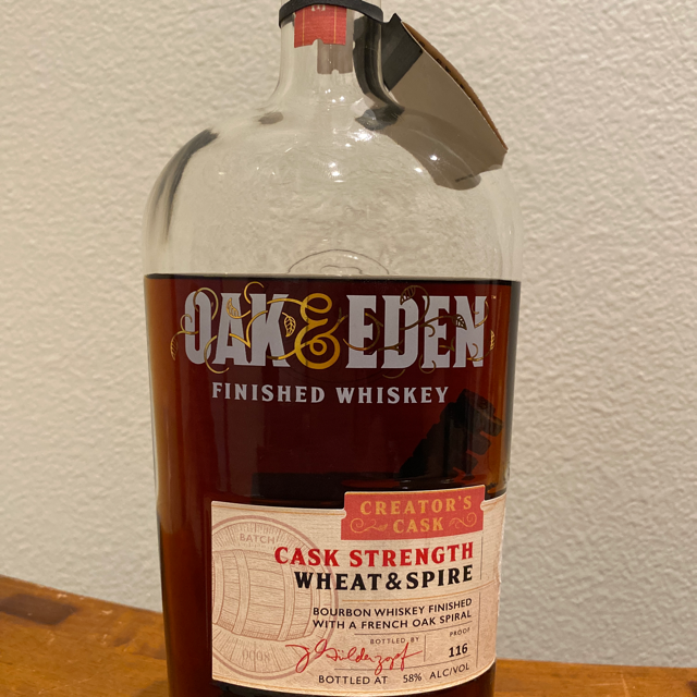 Oak & Eden Wheat & Spire Cask Strength Creator's Cask