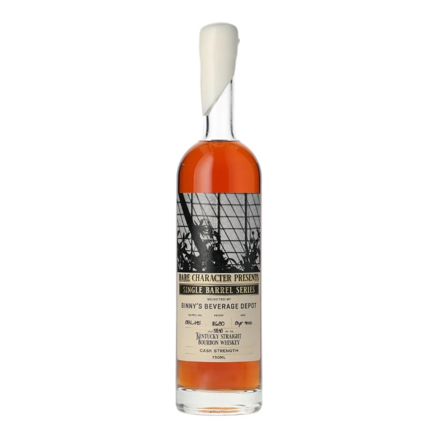RARE CHARACTER SINGLE BARREL CASK STRENGTH KENTUCKY STRAIGHT BOURBON WHISKEY (BINNY'S BEVERAGE DEPOT, BARREL # 8BLH5, 2025)