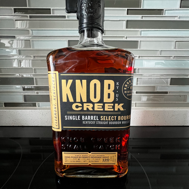Knob Creek Single Barrel Select Bourbon (Binny's Beverage Depot) W-M F-3 R-21