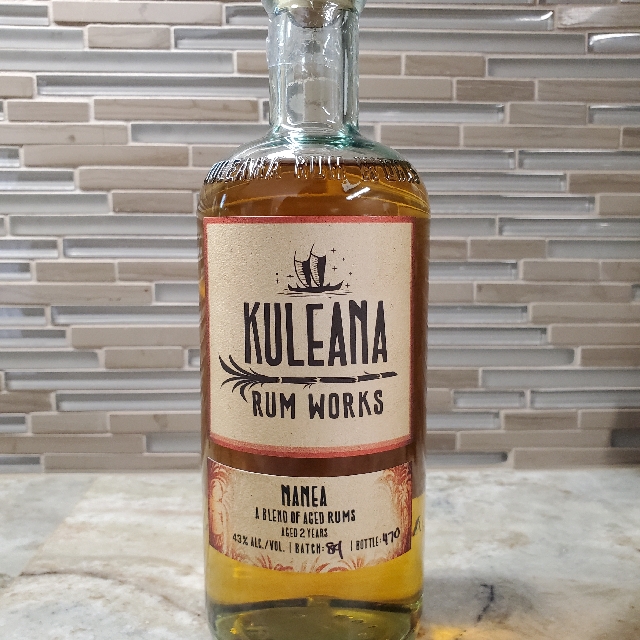 Kuleana rum works Nanea a blend of aged rums
