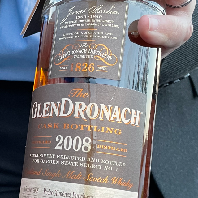 Glendronach 11 Year Garden State Cask 4189