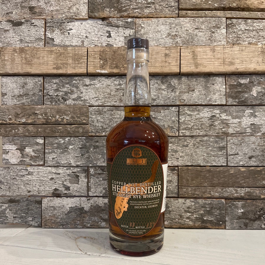 Independent Dillstilling Hellbender Straight Rye Whiskey
