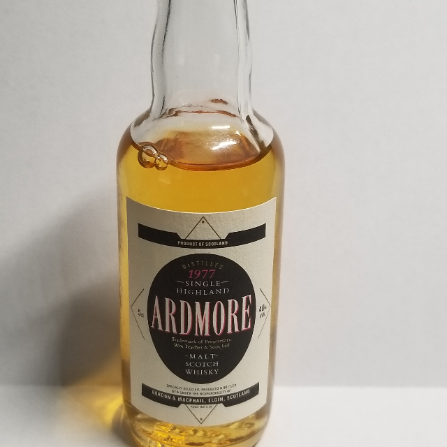 Ardmore 1977 Distillery Labels (Gordon & MacPhail)