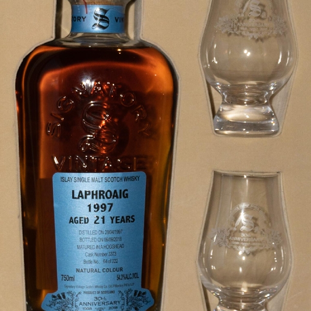 Signatory Vintage 30th Anniversary Laphroaig 1997 21-Year-Old