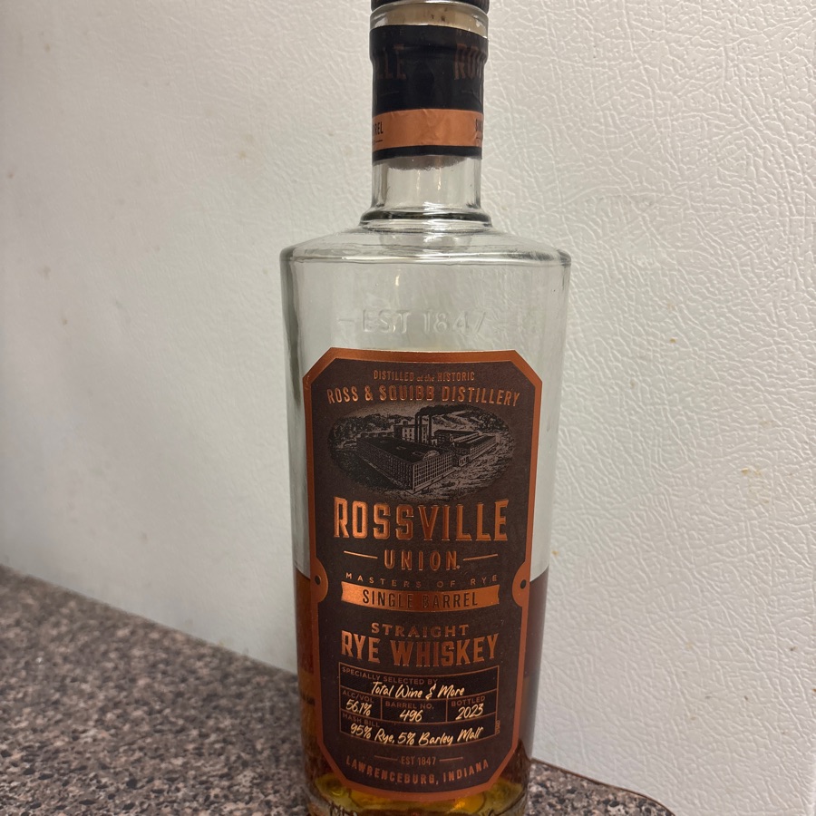 Rossville Union Masters of Rye Single Barrel (Total Wine & More)