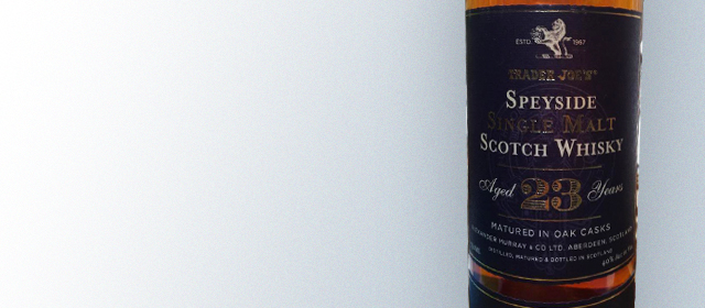 Trader Joe's 23 Year Speyside Single Malt