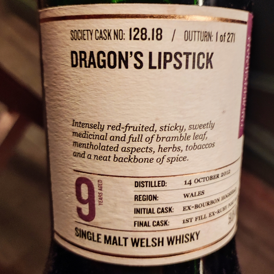SMWS Dragon's Lipstick
