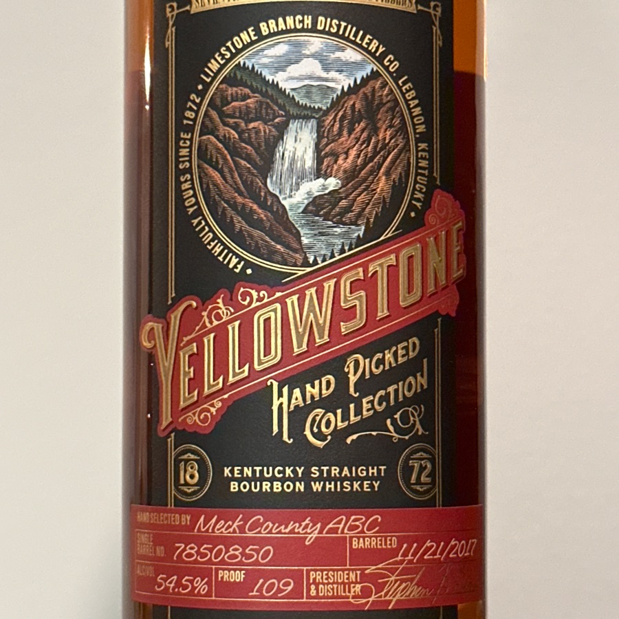 Yellowstone Single Barrel Meck County ABC