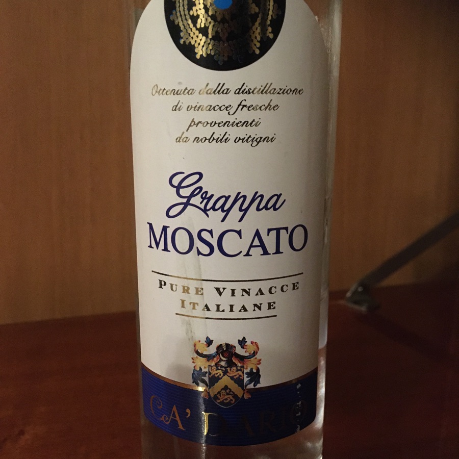 Grappa Moscato Ca'Dario Valdoglio
