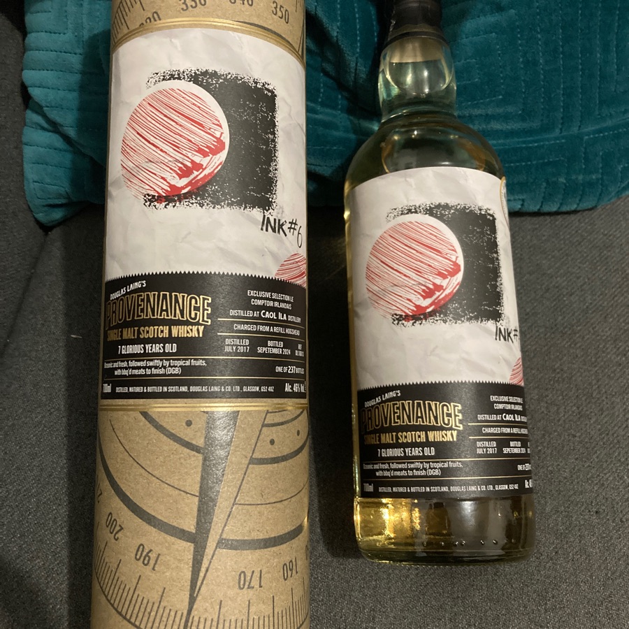 provenance douglas laing's caol ila 7ans