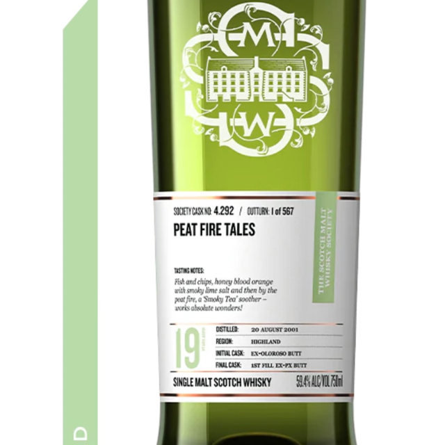 Peat Fire Tales 4.292 (SMWS)