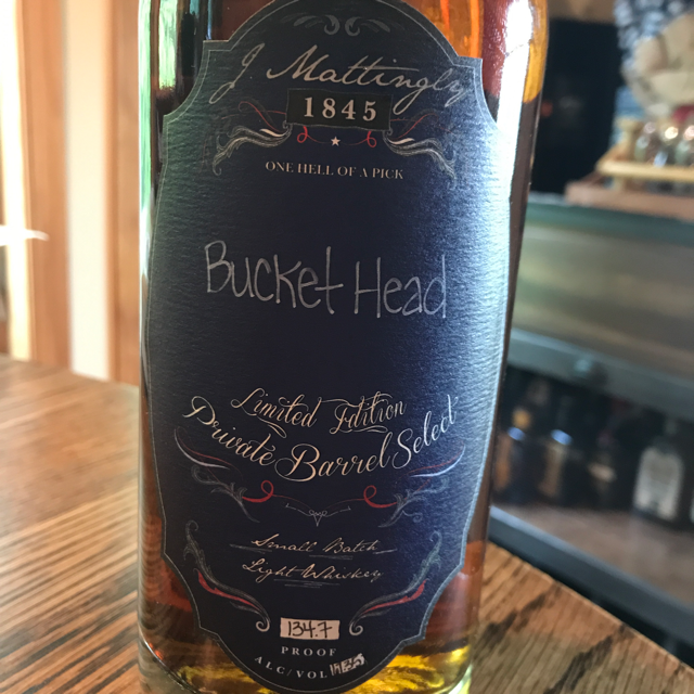 J. Mattingly 1845 Private Barrel Select Light Whiskey "Buckethead"