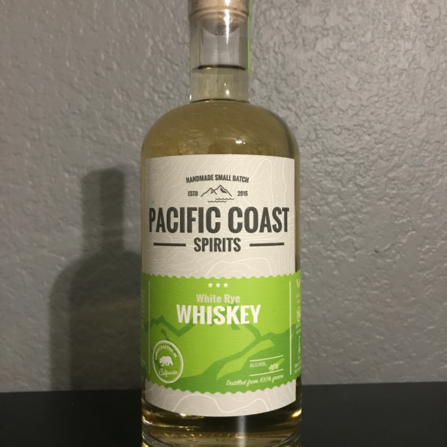 Pacific Coast Spirits White Rye Whiskey