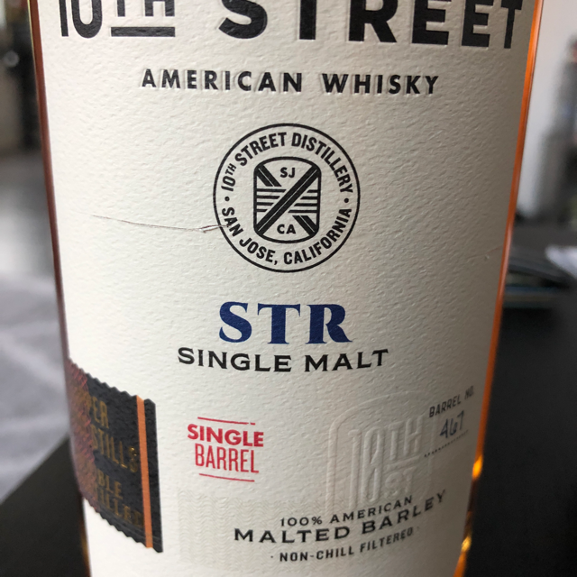10th street cask strength single malt