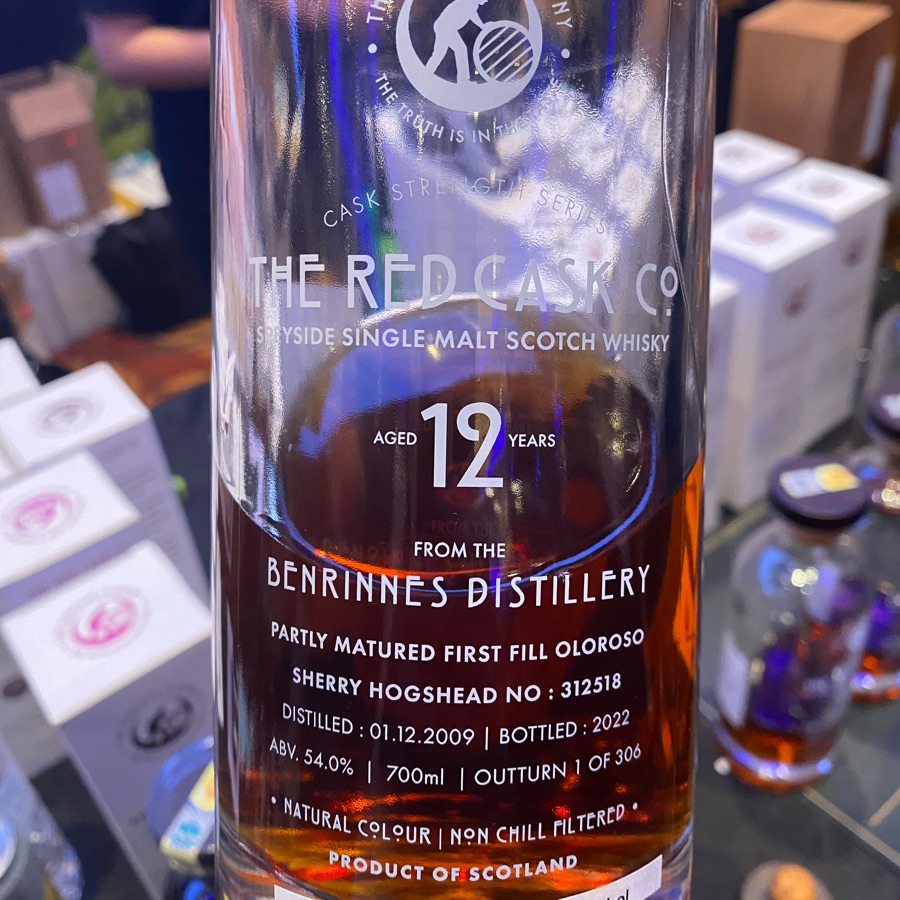 The Red Cask Co Benrinnes 12y Cask Strength No.312518