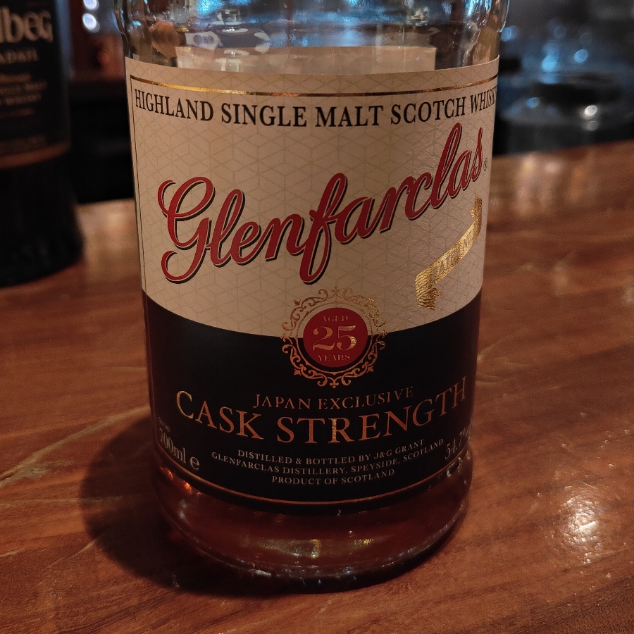 GLENFARCLAS 25year cask strength Japan limited