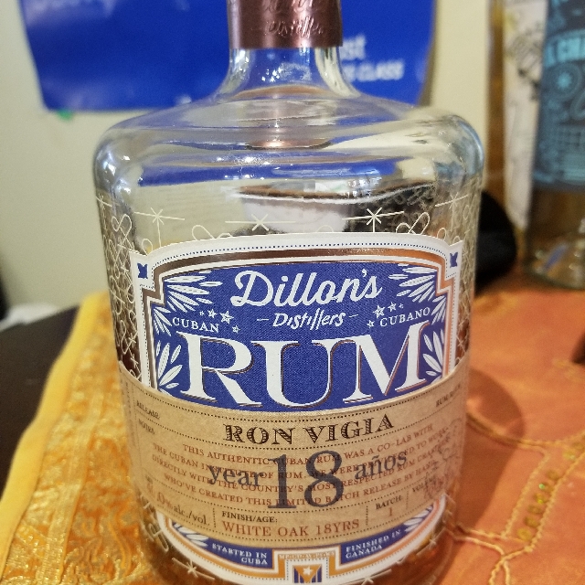 Dillon's Rum Ron Vigia 18 year
