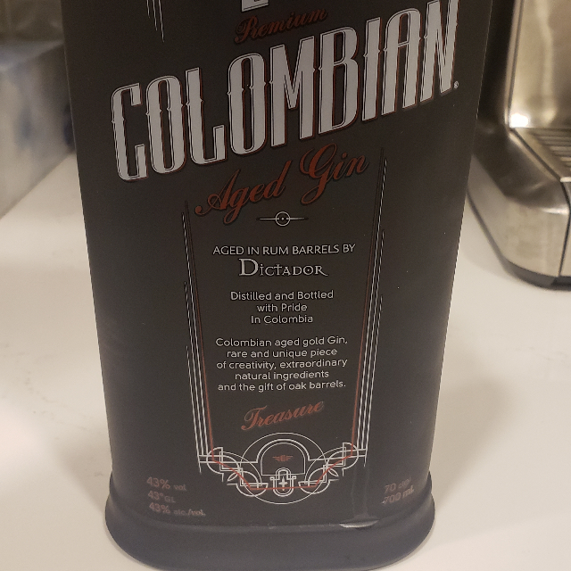 Dictador Colombian Aged Gin "Treasure"