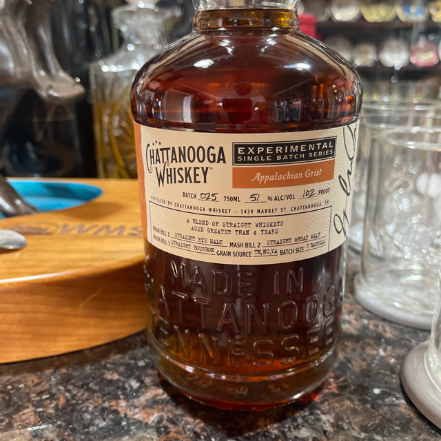 Chattanooga Whiskey Experimental Single Batch Series Batch 025: Appalachian Grist