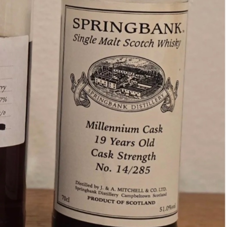 Springbank Millennium Cask 19 Years Old
