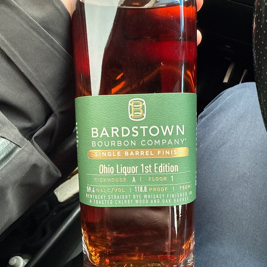 Bardstown Co. Single Barrel Finish Rye (Ohio Liquor 1st Edition)