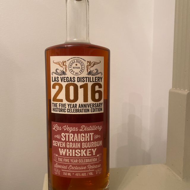 Las Vegas Distillery Straight Seven Grain Bourbon Whiskey
