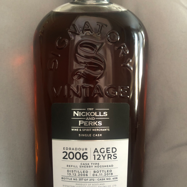 Edradour 2006 12 years old cask strength (Signatory Vintage)