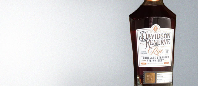Davidson Reserve Tennessee Straight Rye