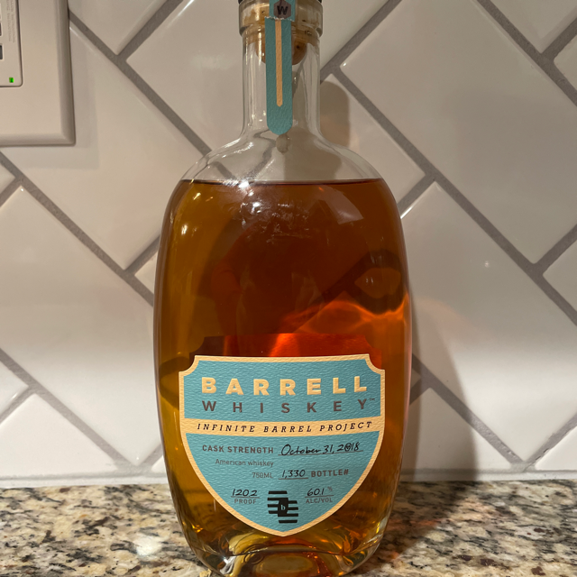 Barrell Whiskey Infinite Barrel Project October 31, 2018