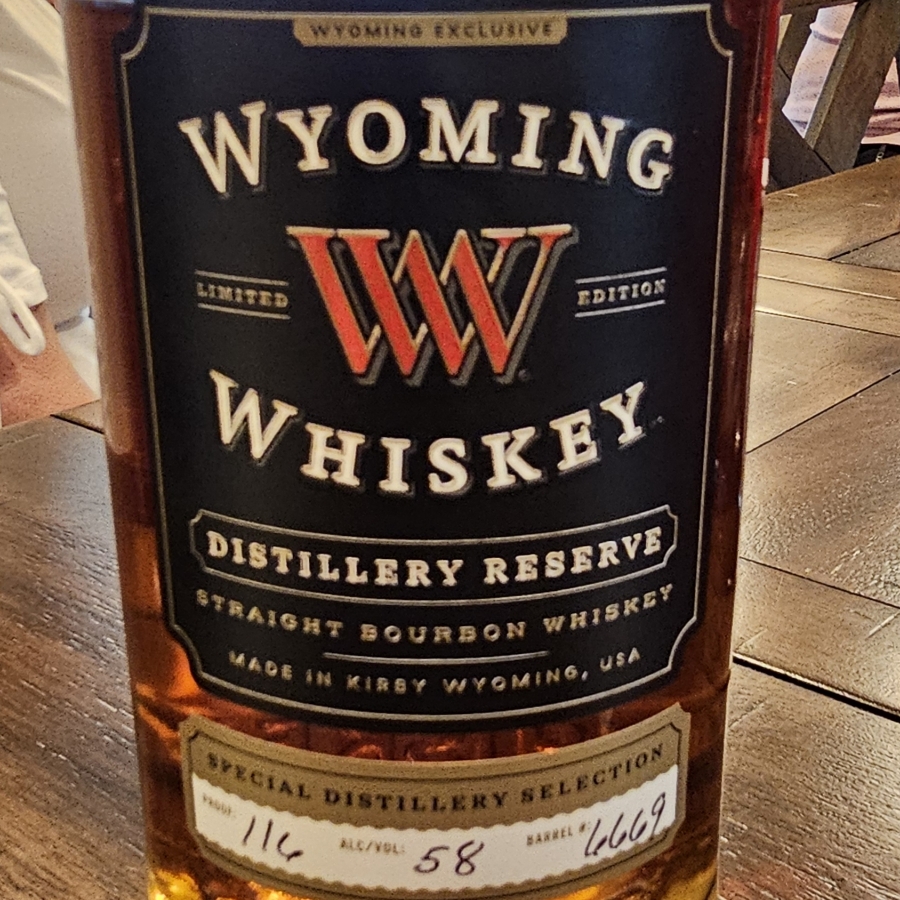 Wyoming Whiskey Distiller Reserve