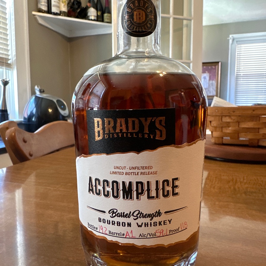Brady's Distillery Accomplice - Barrel Strength