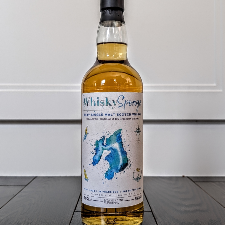 Whisky Sponge Bruichladdich 2005 19 Year Single Malt Scotch Whisky