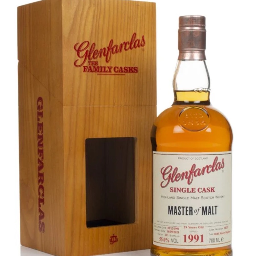 Glenfarclas 29 Year Old 1991 (cask 10225) - Family Cask - Master of Malt Exclusive Whisky