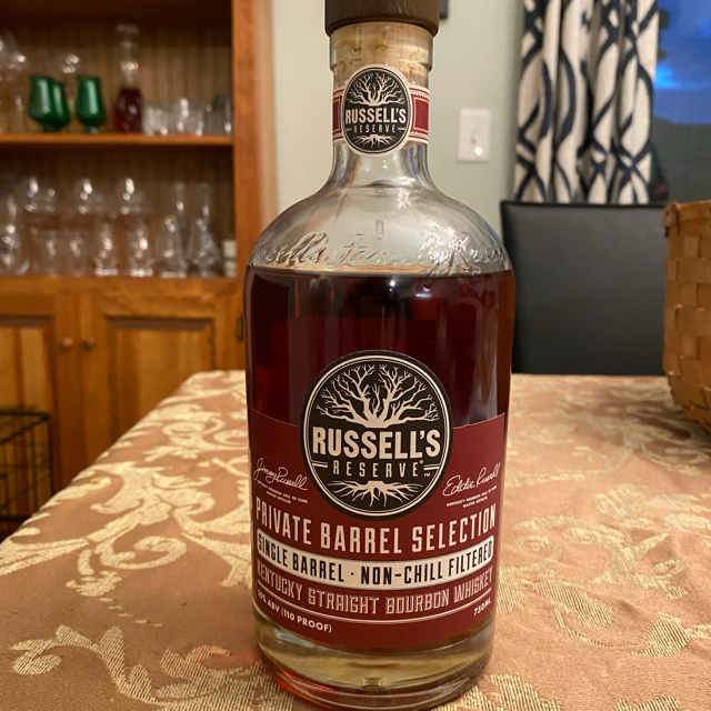 Russell's Reserve Private Barrel Selection (21-0067, Wines! and More, Milford, CT)