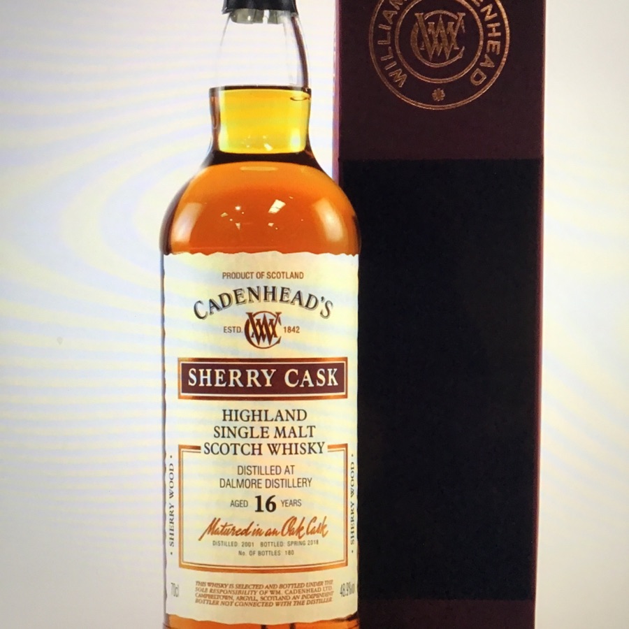 Dalmore 2001 Cadenhead's 16 Year Old Sherry Cask