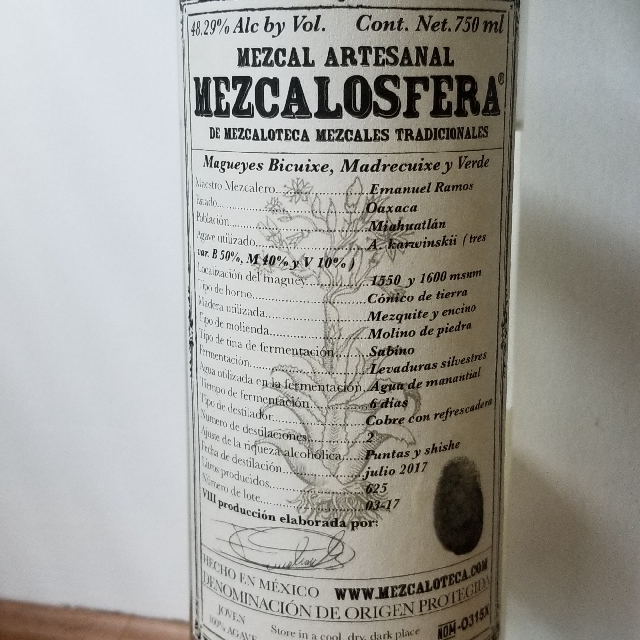 Mezcalosfera Bicuixe/Madrecuixe/Verde - Emanual Ramos