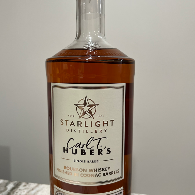 Starlight Distillery Single Barrel Bourbon Finished in Cognac Barrels Selected by (Bourbon and Beyond)