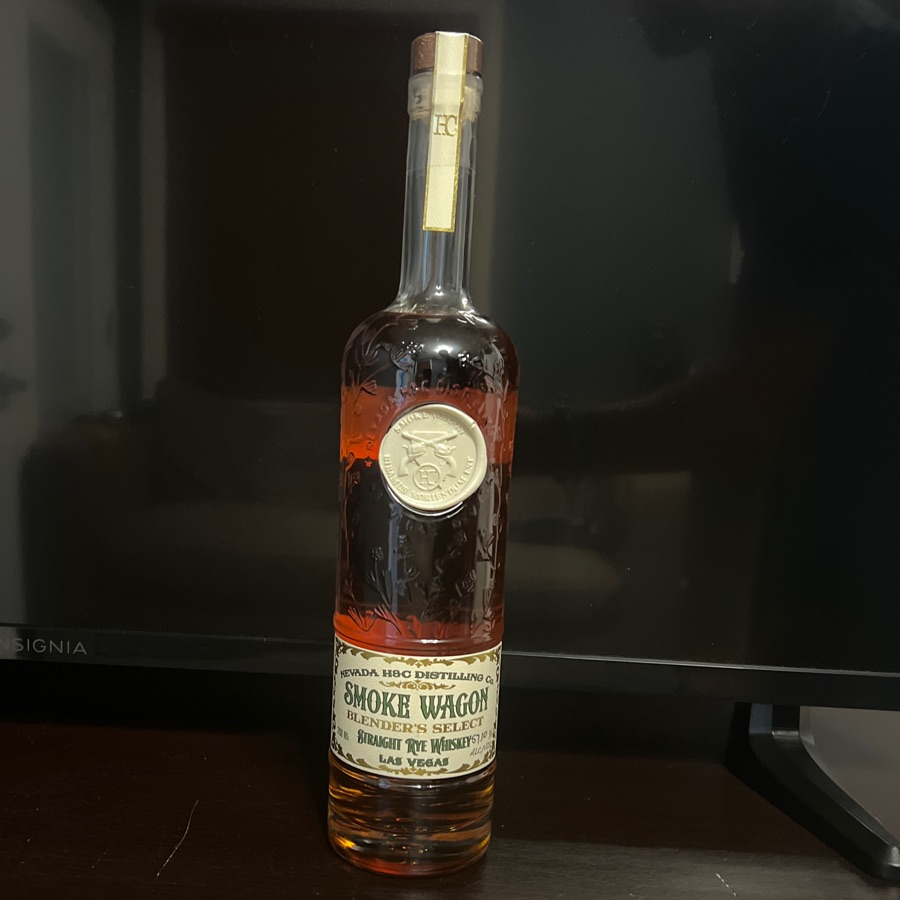 Smoke Wagon Blenders Select Straight Rye Whiskey Batch 7