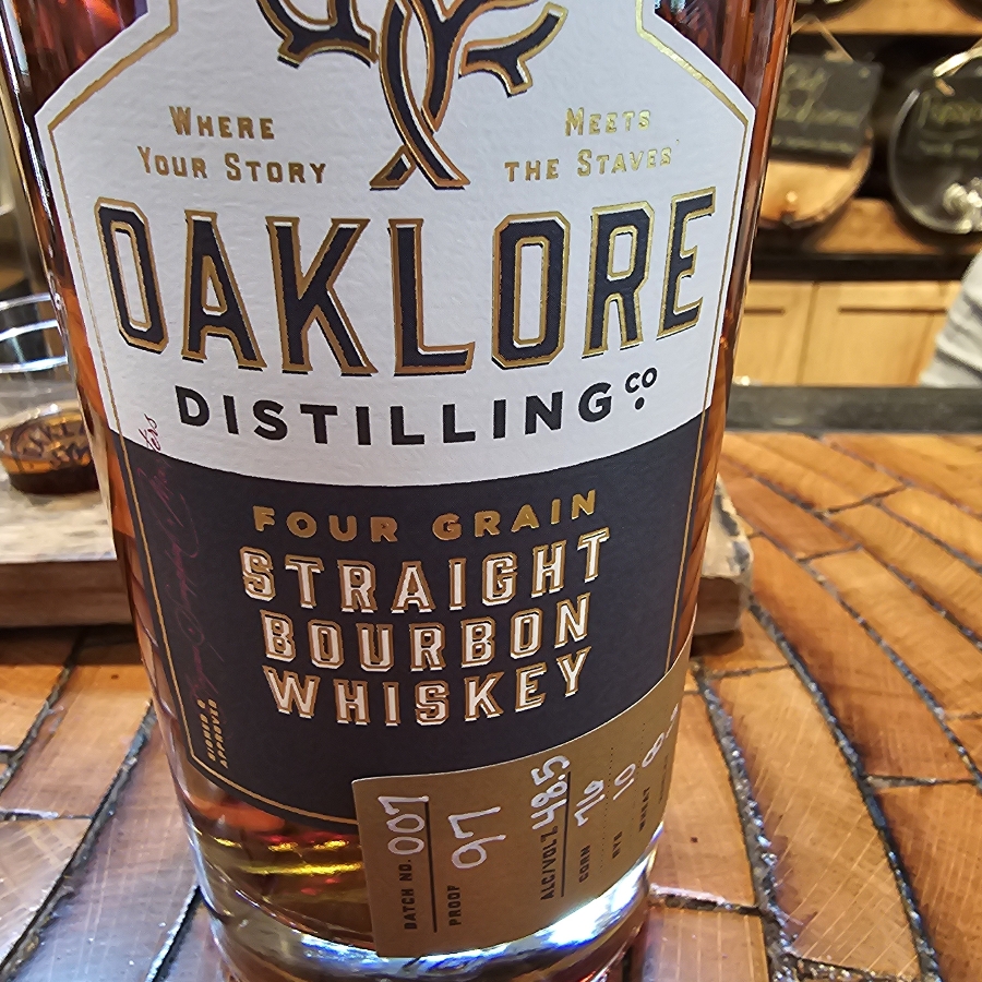 Oaklore Four Grain Straight Bourbon Barrell 7