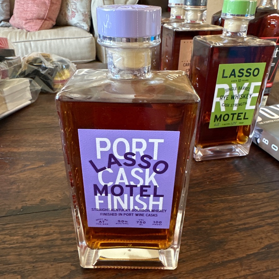 Lasso Motel Port Cask Finish Straight Kentucky Bourbon Whiskey