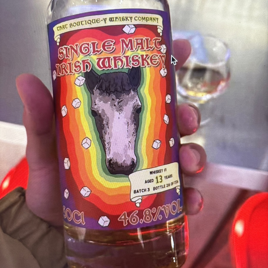 Single Malt Irish Whiskey (Whiskey
#1） Batch 3 (That Boutique-y
Whisky Company)