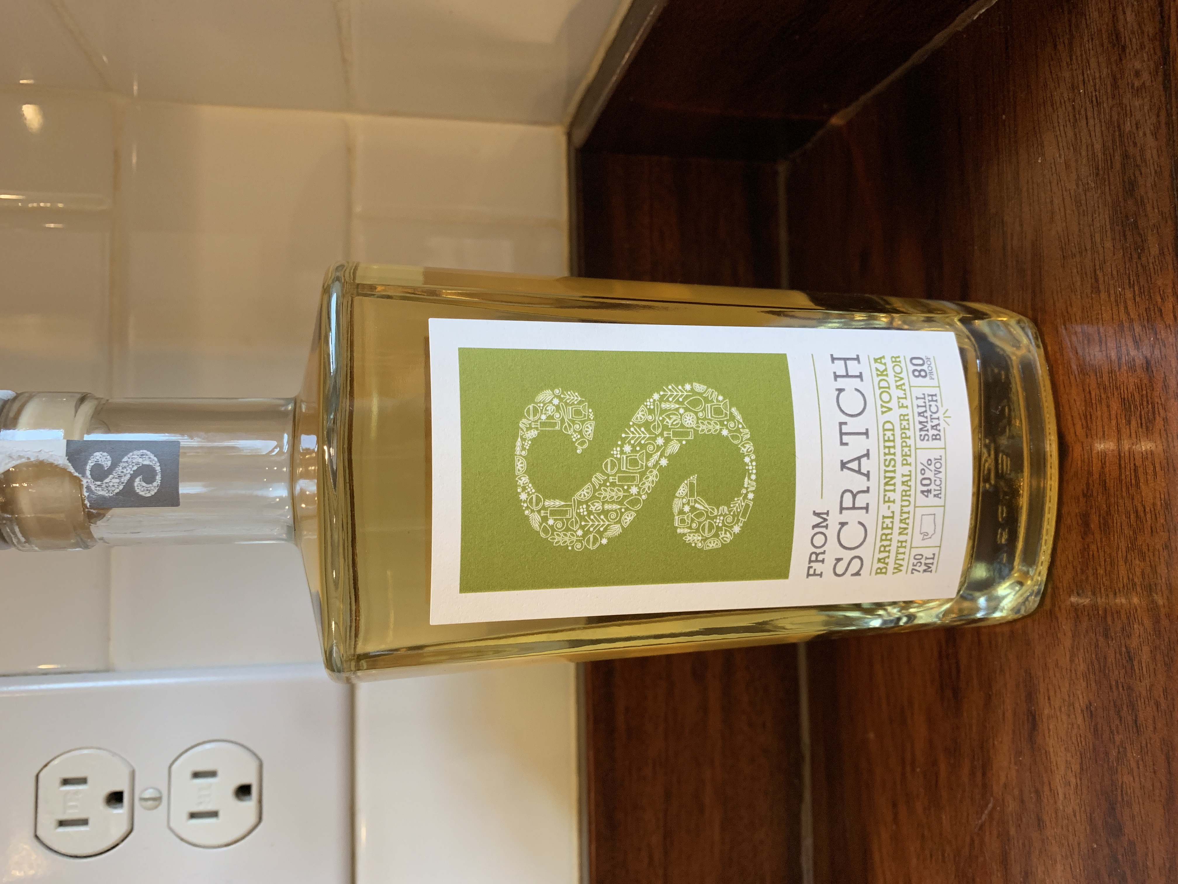 Scratch Barrel-Finished Vodka With Natural Pepper Flavor