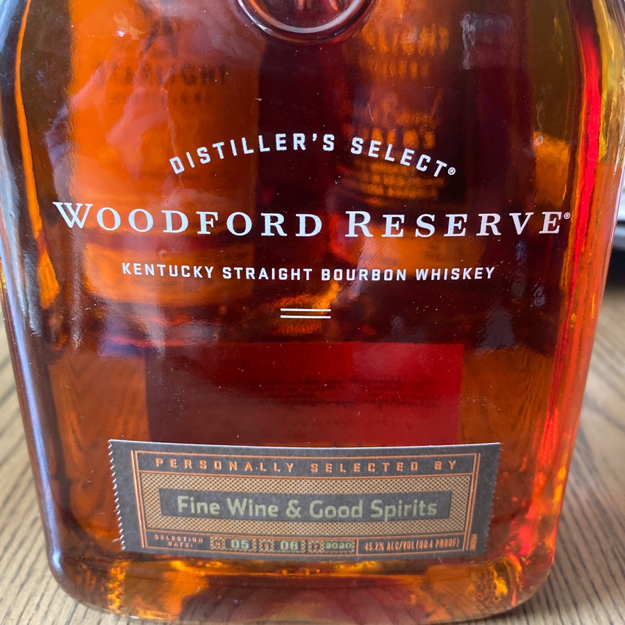 Woodford Reserve Distiller's Select FWGS 05-06-2020