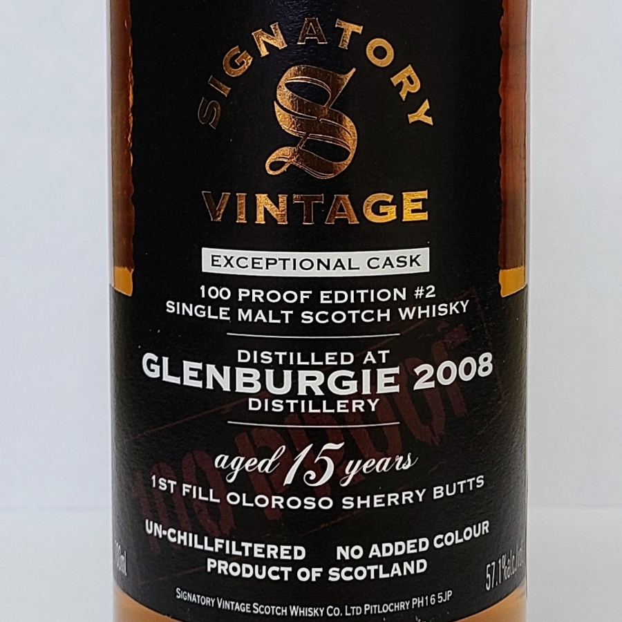 Glenburgie 2008 Signatory Vintage Exceptional Cask - 100 Proof Edition #2