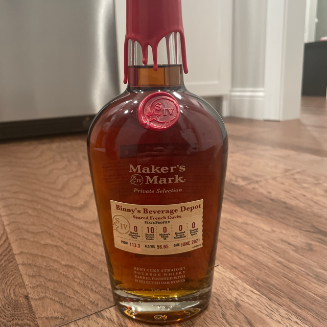 Makers mark private selection Binnys Seared French Cuvée