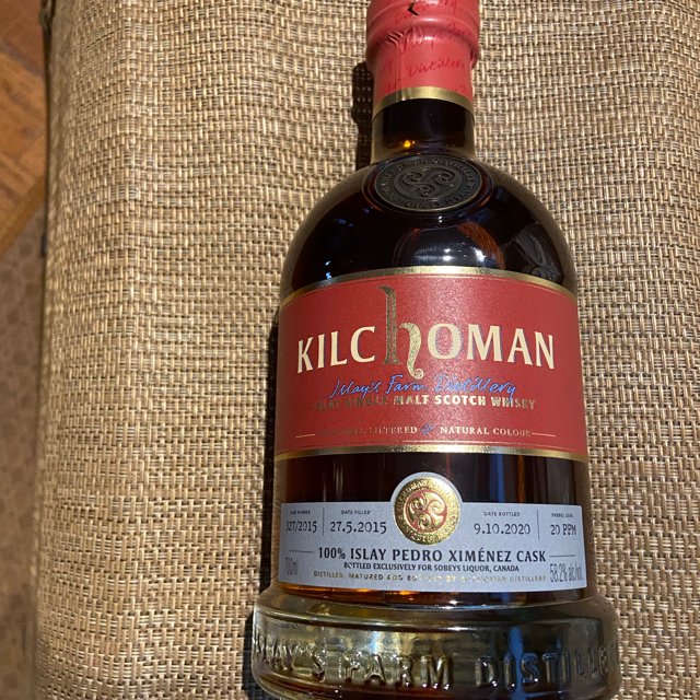Kilchoman Single Cask PX #327 (bottled for Sobey's Liquor)